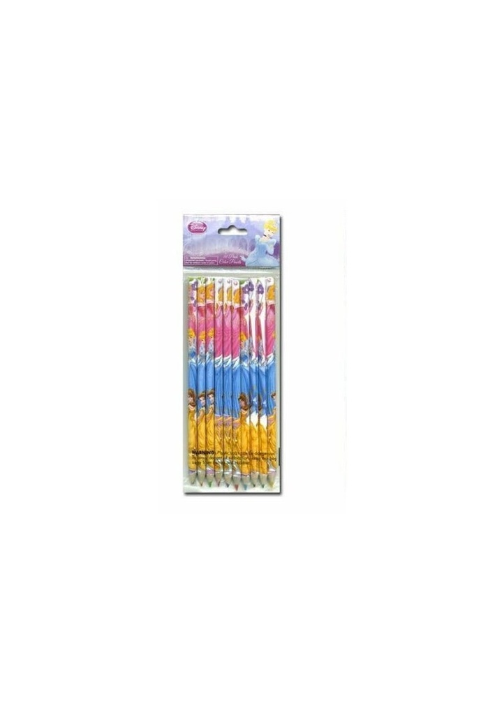 Princess Colour Pencils - 10pk