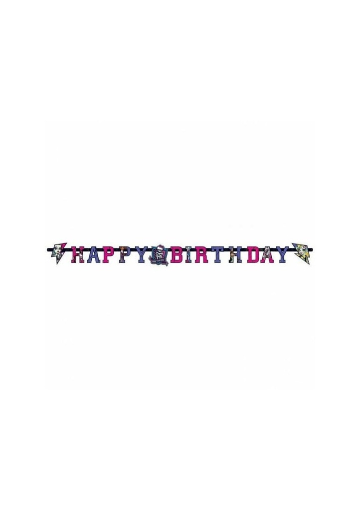 Monster High Letter Banner 180m