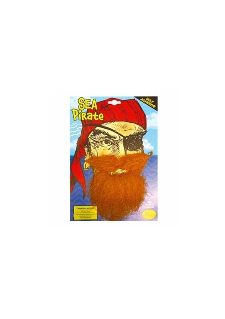 [330414] Sea Pirate Self Adhesive Ginger Beard & Moustache - Adult One Size