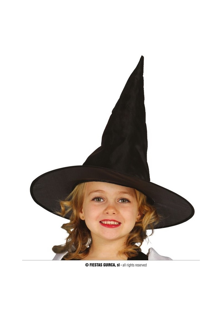 Witch Kids Black Hat - 39cm