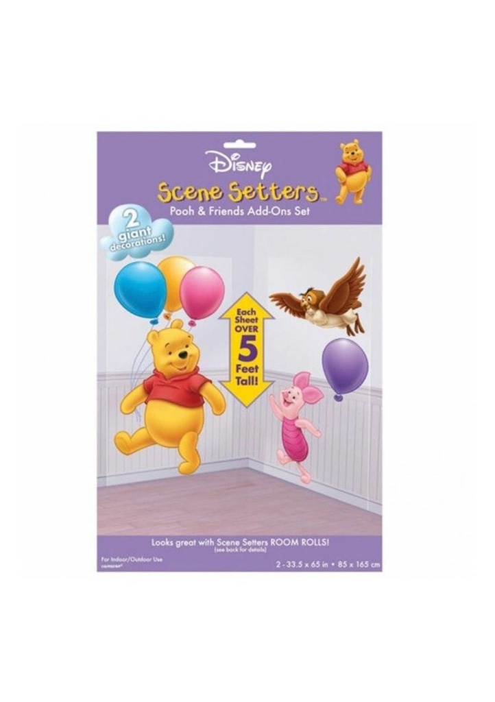 Winnie The Pooh Scene Setters Add-Ons Set 85cm x 165cm - Pooh & Friends