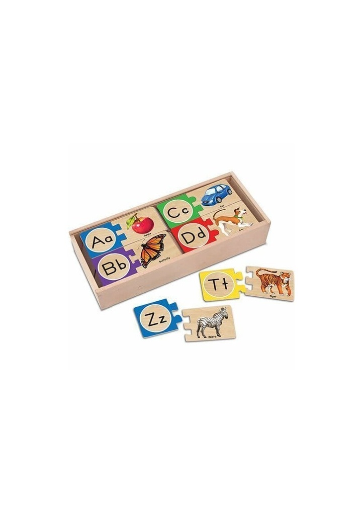 Melissa & Doug Self Correcting Alphabet Puzzles - 50pc