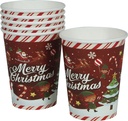 Christmas Merry Christmas Cups 240ml - 6pcs