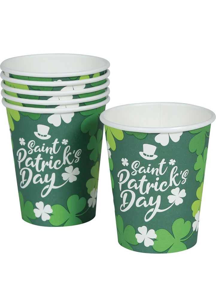 Saint Patrick's Cups 240ml - 6pcs