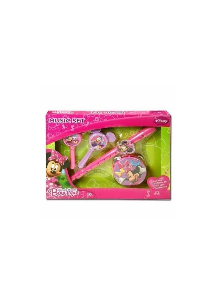 Minnie Mouse Bow-Tique Music Boxed Set with Flute, Maracas & Tamborine