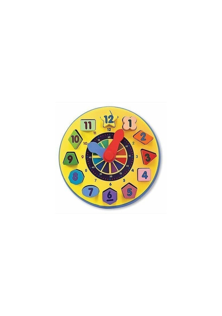 Melissa & Doug Shape Sorting Clock - 22cm x 22cm