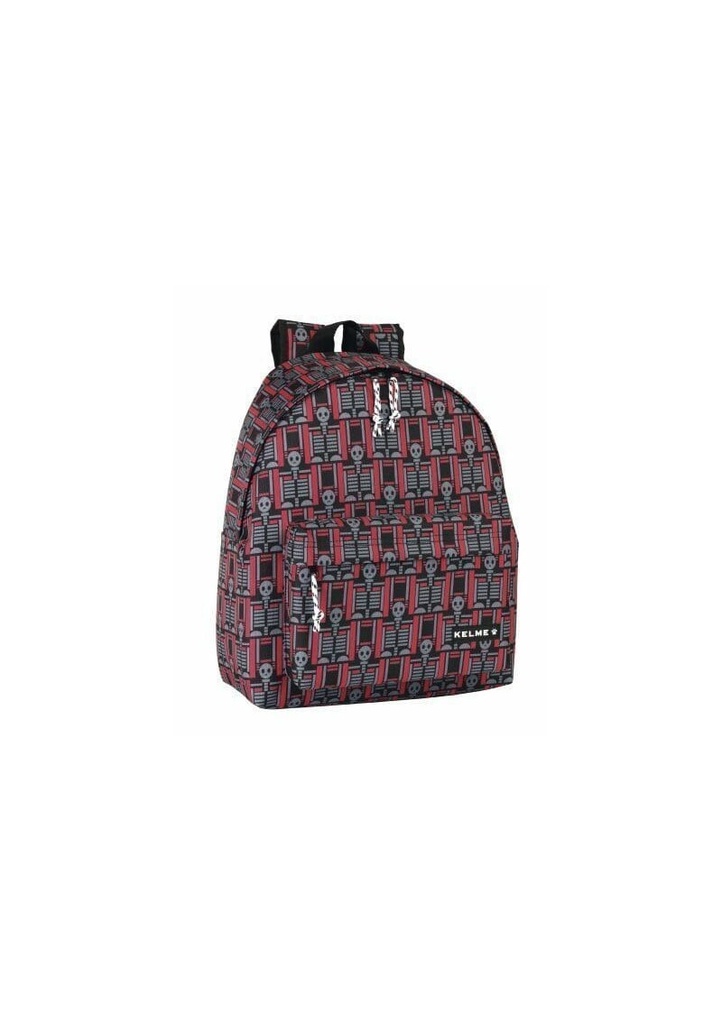 Robot Gray & Red Boy's School Backpack - 40cm x 38cm