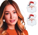 Christmas Santa Claus Head Earrings