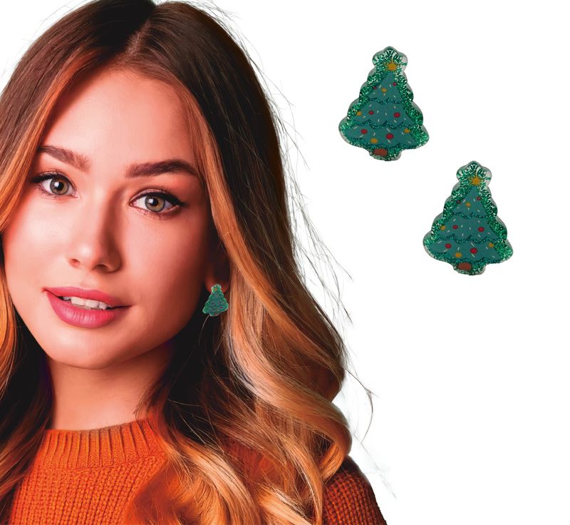 Christmas Little Tree Earrings