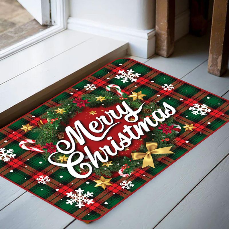 Christmas Doormat Carpet Merry Christmas 60x40cm