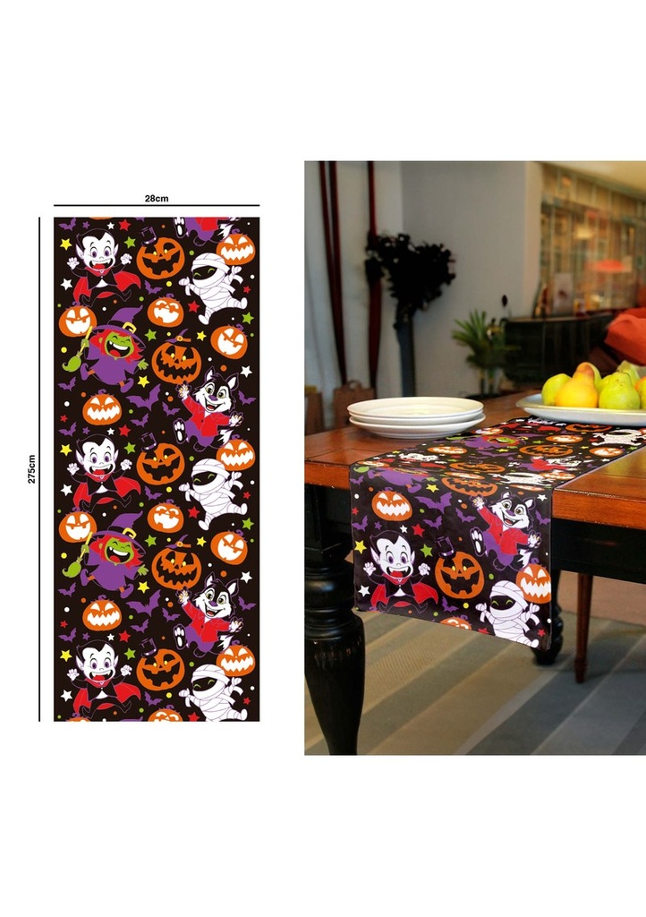 Halloween Little Monsters Table Runner 28x275cm