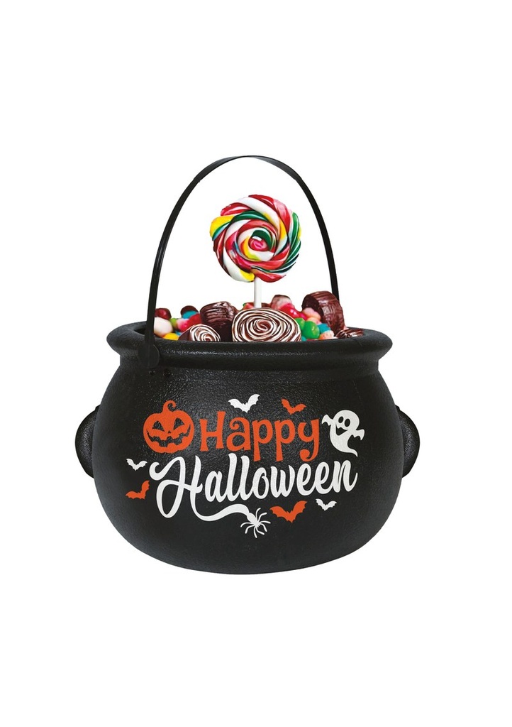 Halloween Happy Halloween Cauldron 16cm
