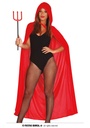 Red Velvet Cape With Hood 130cm