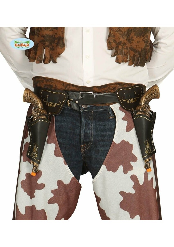 Double Holster With Guns 29cm