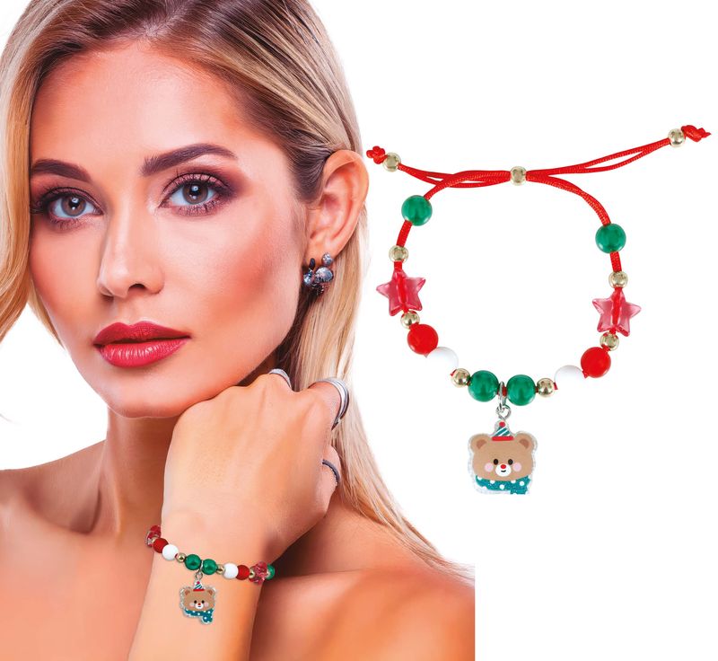 [40054] Christmas Bracelet With Bear