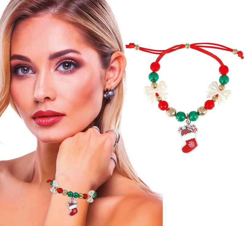 Christmas Bracelet With Sock