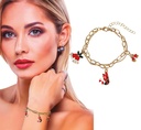 Christmas Metal Bracelet With Charms (40018)
