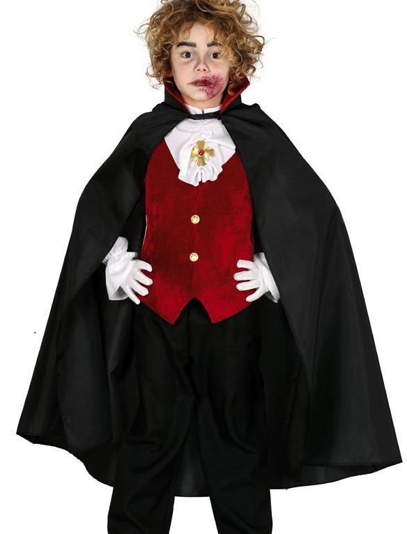 [16035] Child Vampire Cape - 90cm