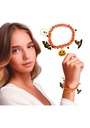 Halloween Orange Figure Bracelet