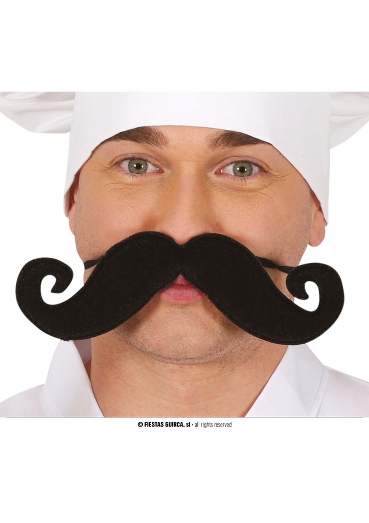 Giant Moustache With Elastic 21.5cm