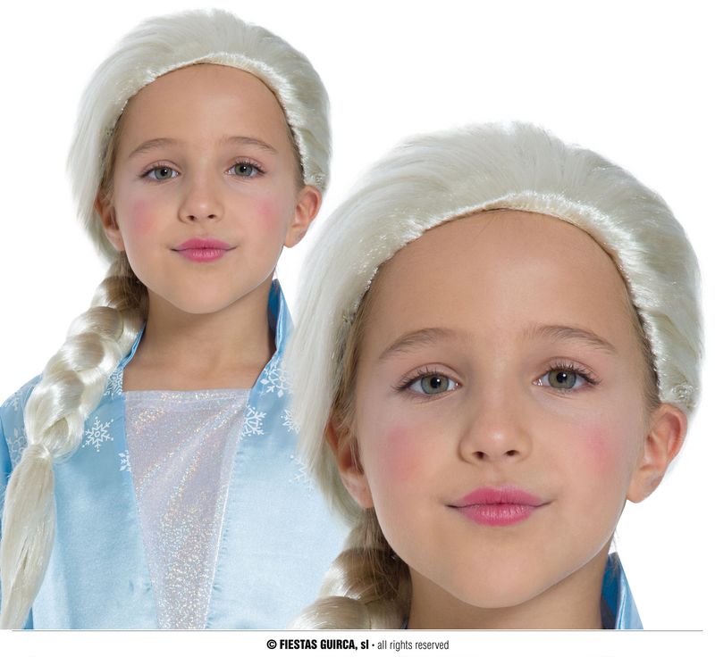 Blonde Elsa Wig - Child One Size