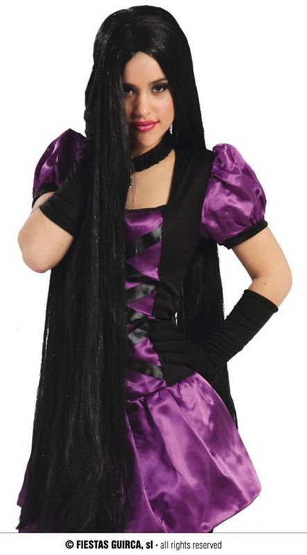 Black Wig Extra Long