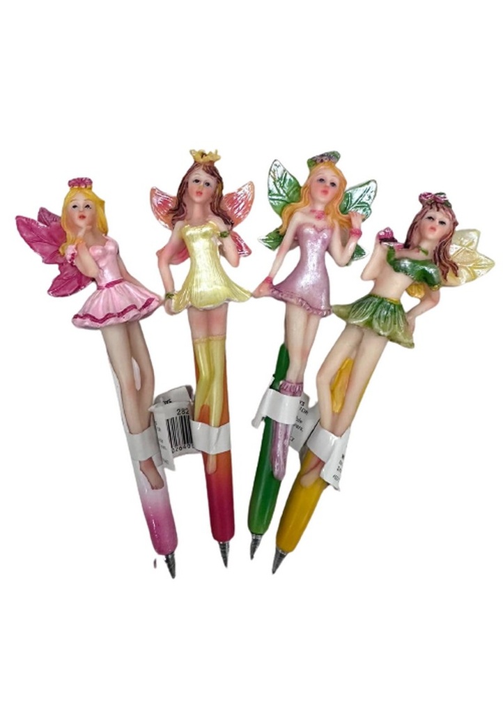 Fairy Hand Painted Pen 16cm (Assorted Designs) - 1pc