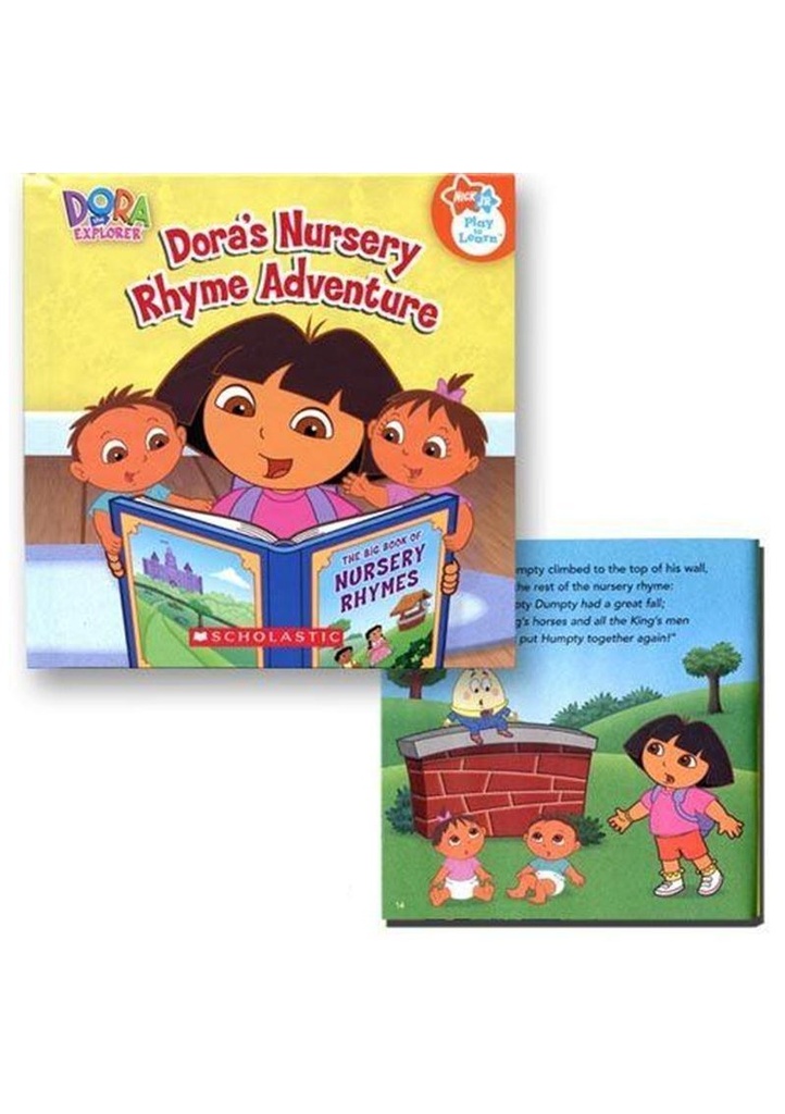 Dora the Explorer Nursery Rhyme Adventure Book - 27 Pages