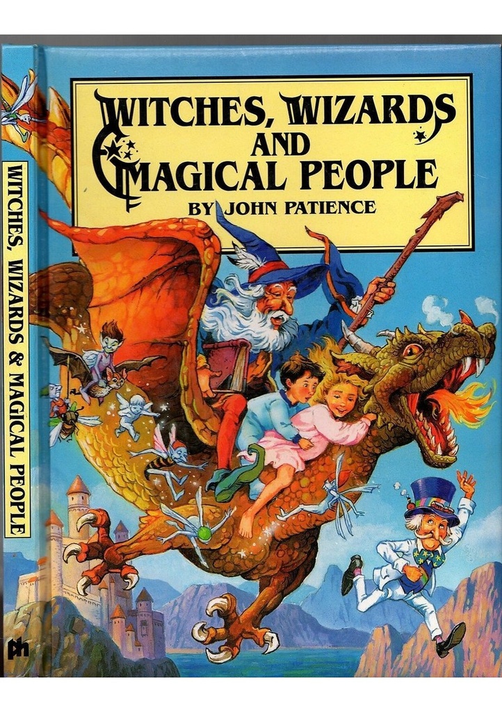 [512215] Witches, Wizards and Magical People Hardcover Book - 112 Pages