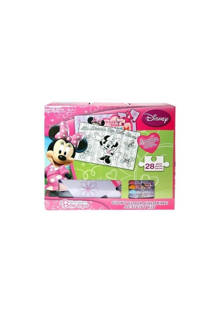 Minnie Mouse Giant Colouring Avtivity Kit - 28Pcs