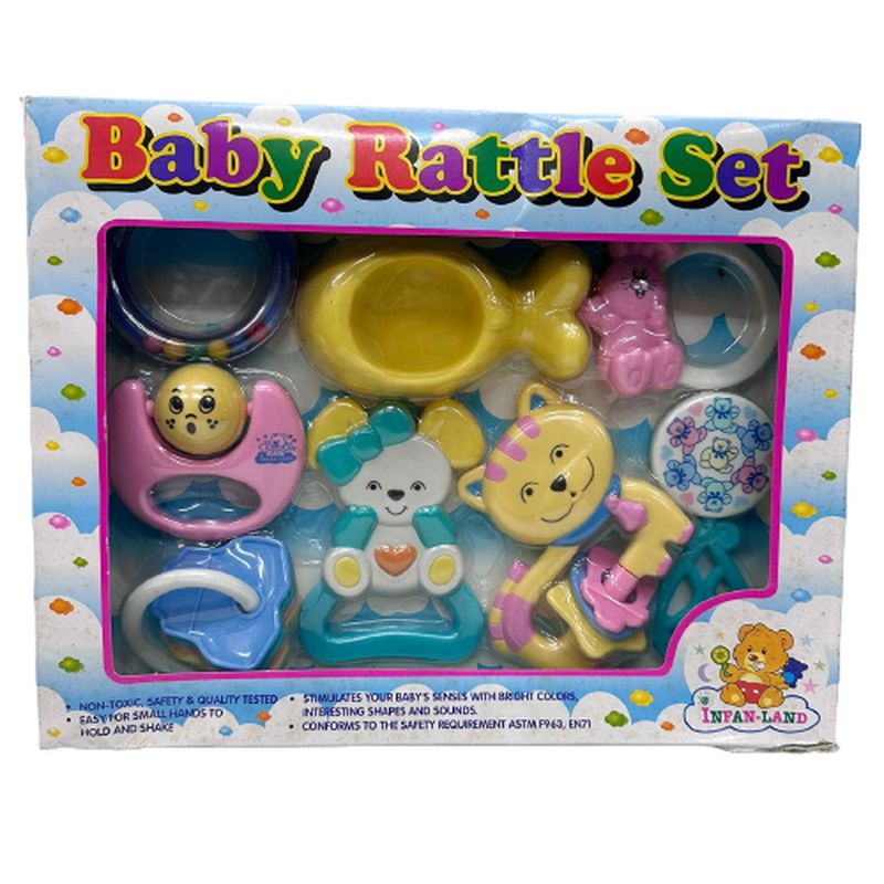 [001BABY] Baby Rattle Set (Assorted) - 6pk