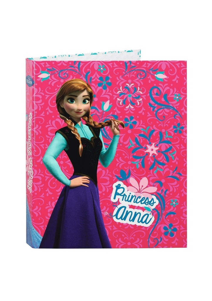 Frozen A4 Ringbinder with Queen Elsa & Princess Anna Let It Go