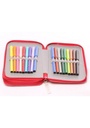 Princess On Top Pink Filled Double Pencil Case - 8"