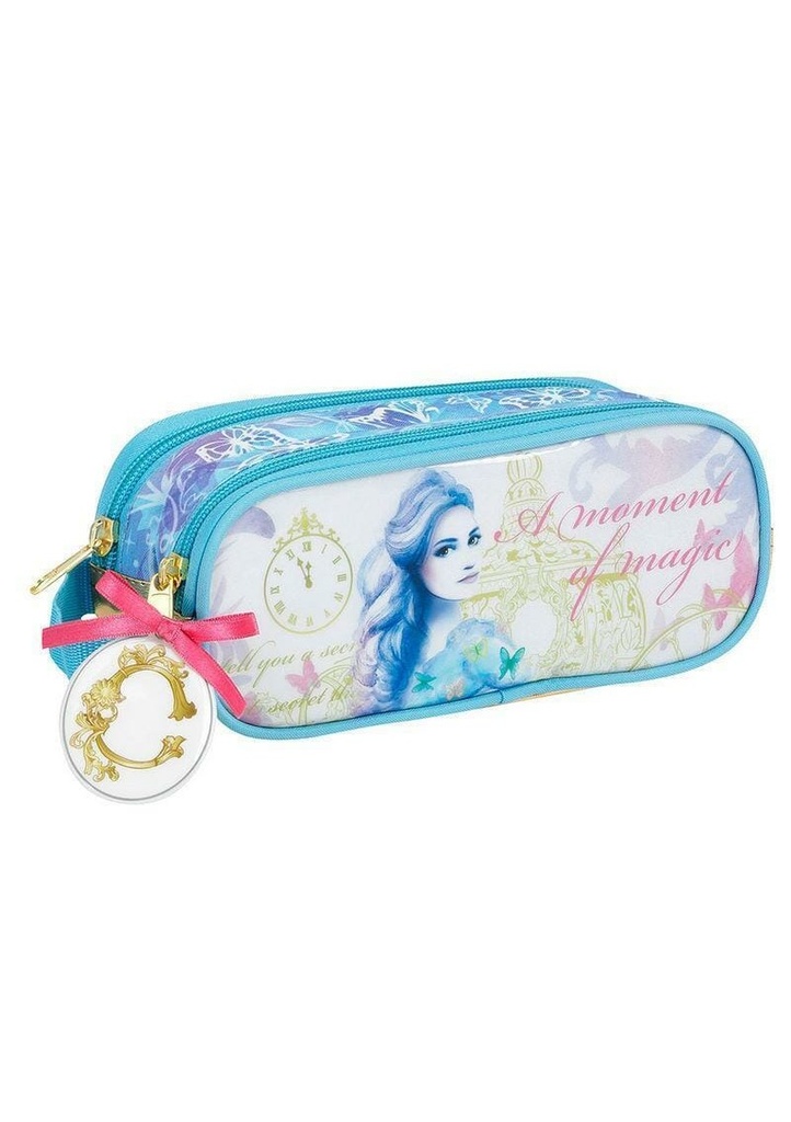 [214860] Princess Cinderella Double Pencil Case - 9cm x 23cm
