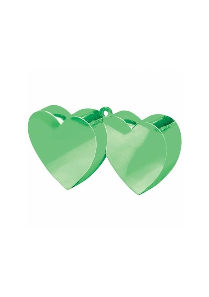 Green Double Heart Weight 170g - 10cm