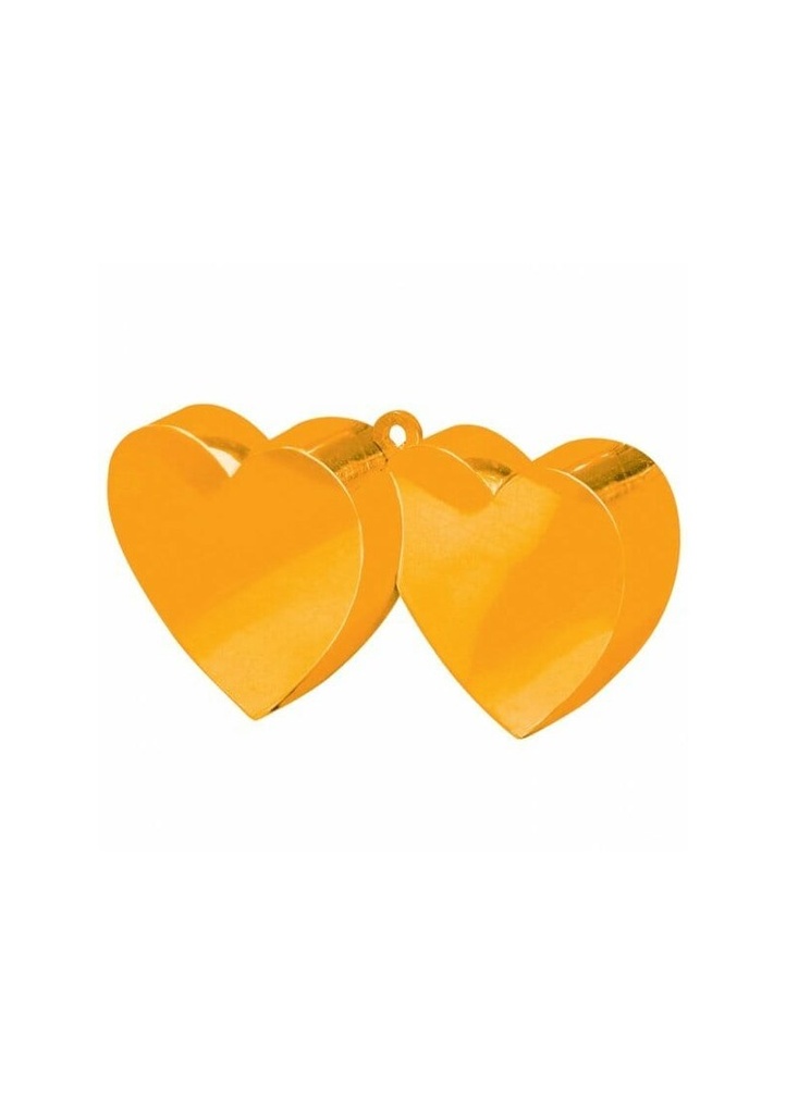 Orange Double Heart Weight 170g - 10cm
