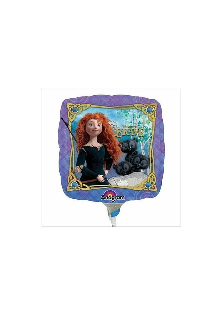 Princess Brave Mini Foil Balloon 9"