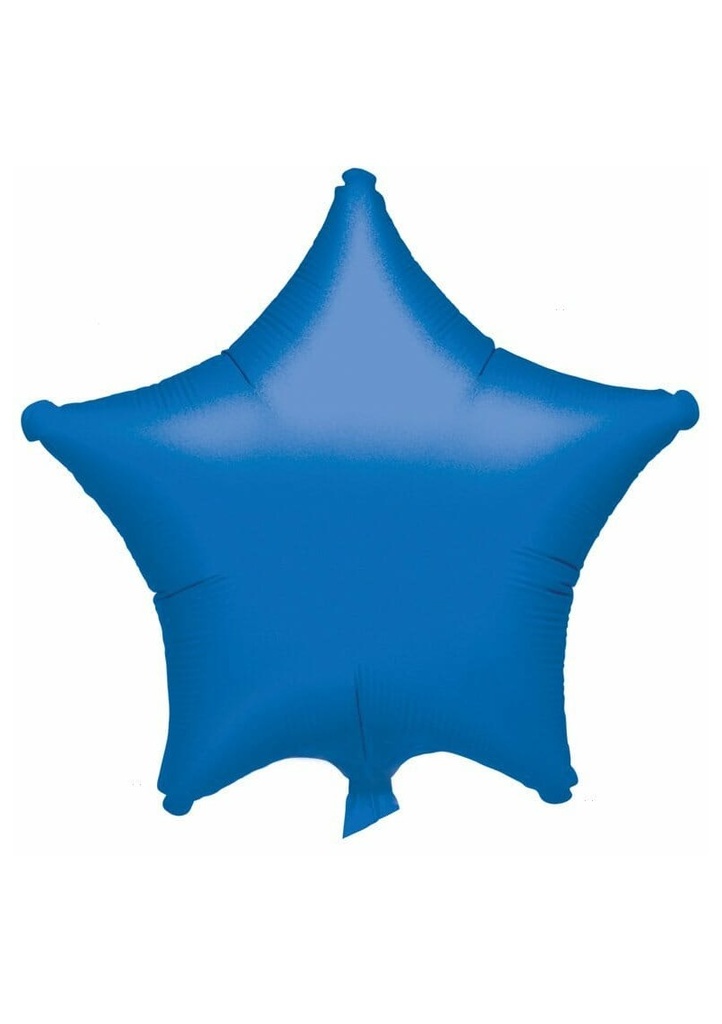 [3059201] Metallic Blue Star Foil Balloon 18''