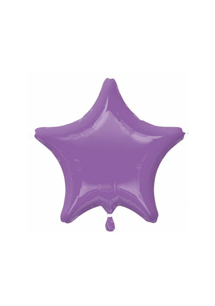 Spring Lilac Star Foil Balloon 18''