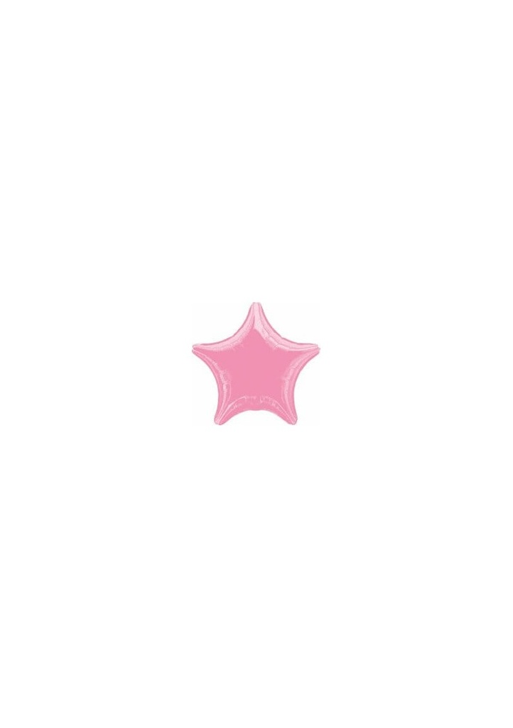 [12804] Metallic Pink Star Foil Balloon 18''