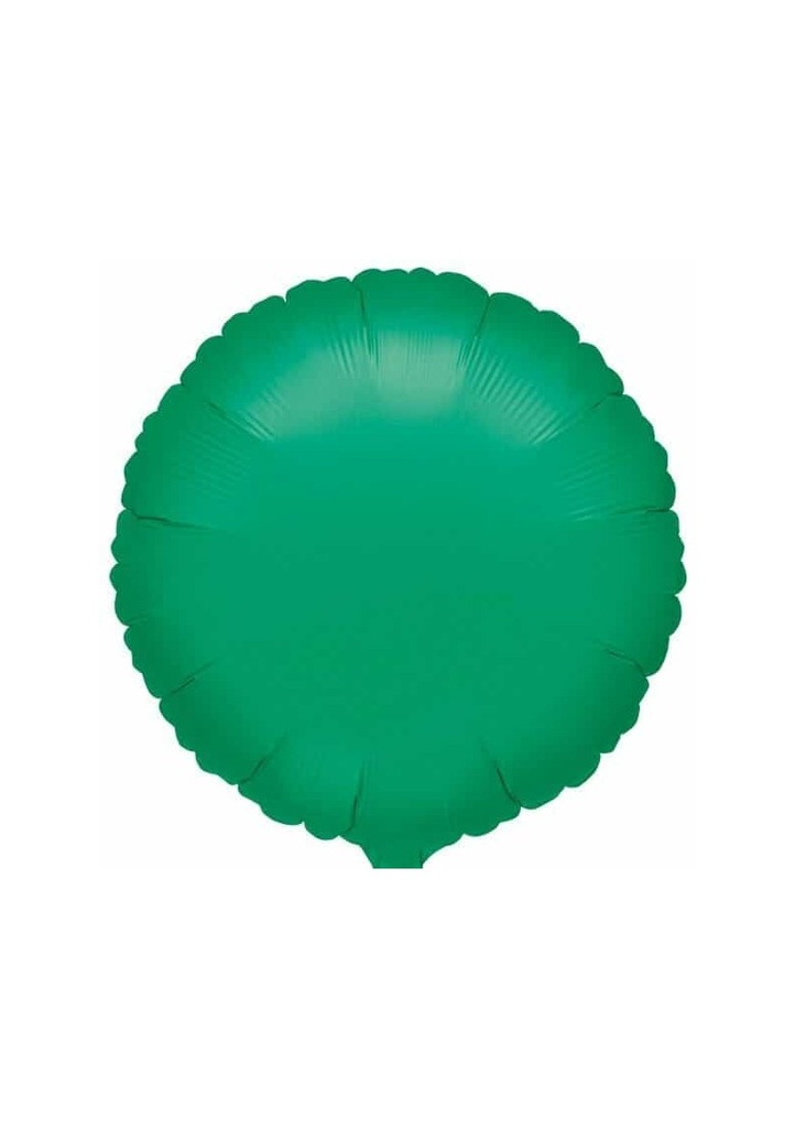 Metallic Green Round Foil Balloon 18"