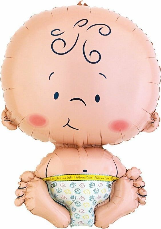 [6540801] Baby Super Shaped Giant Foil Balloon 22"