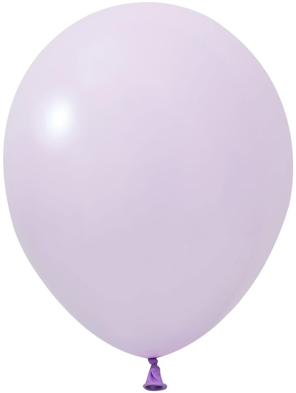 Balonevi Pastel Macaron Lilac Latex Balloon 12 Inch - 100pcs