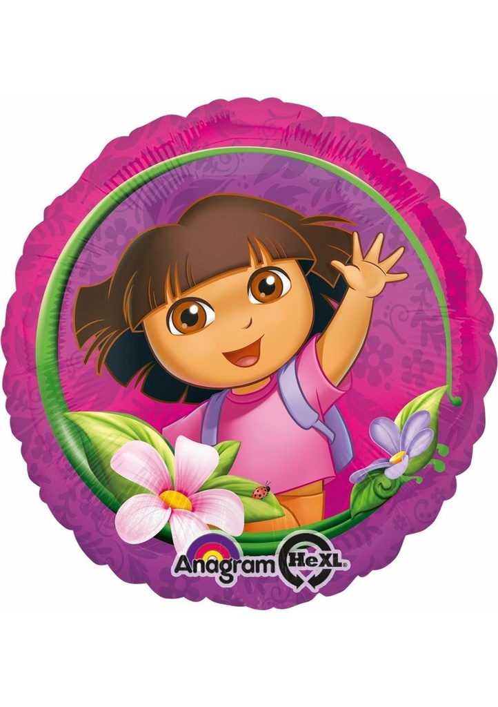 Dora the Explorer Round Foil Balloon 17"