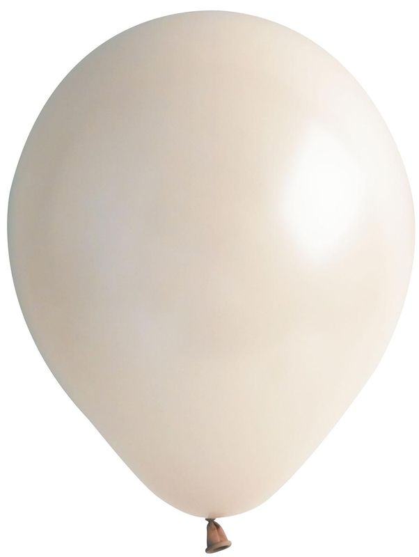 Balonevi Pastel White Sand Latex Balloon 12 Inch - 100pcs