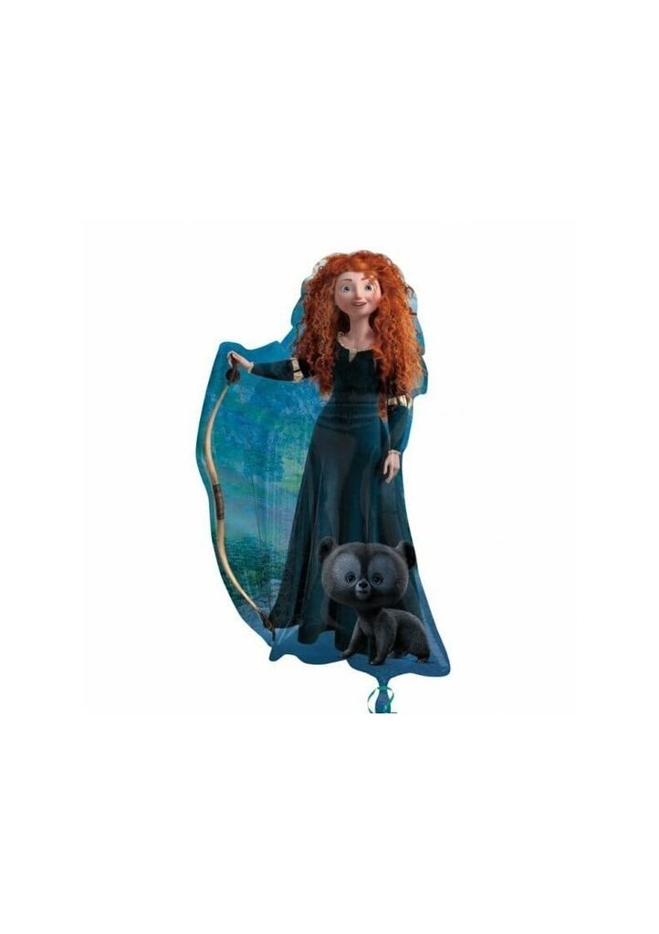 Princess Brave Super Shape Foil Balloon 20" x 36" (51cm x 91cm)