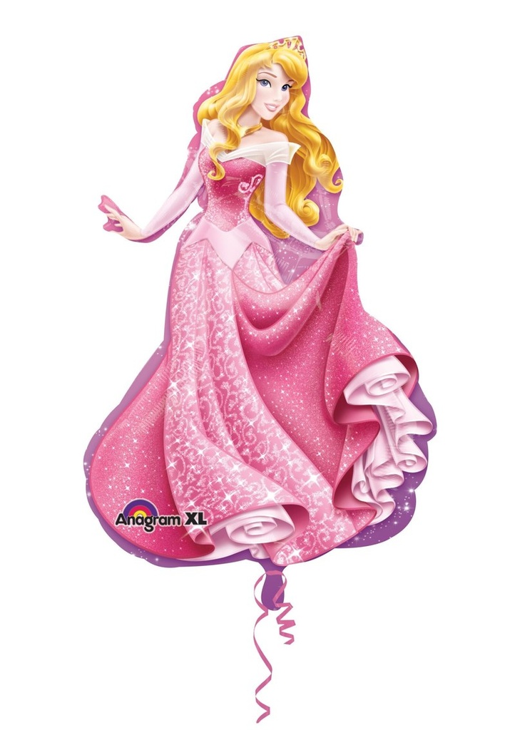 Princess Sleeping Beauty Super Shape Foil Balloon 23" x 34" (58cm x 86cm)
