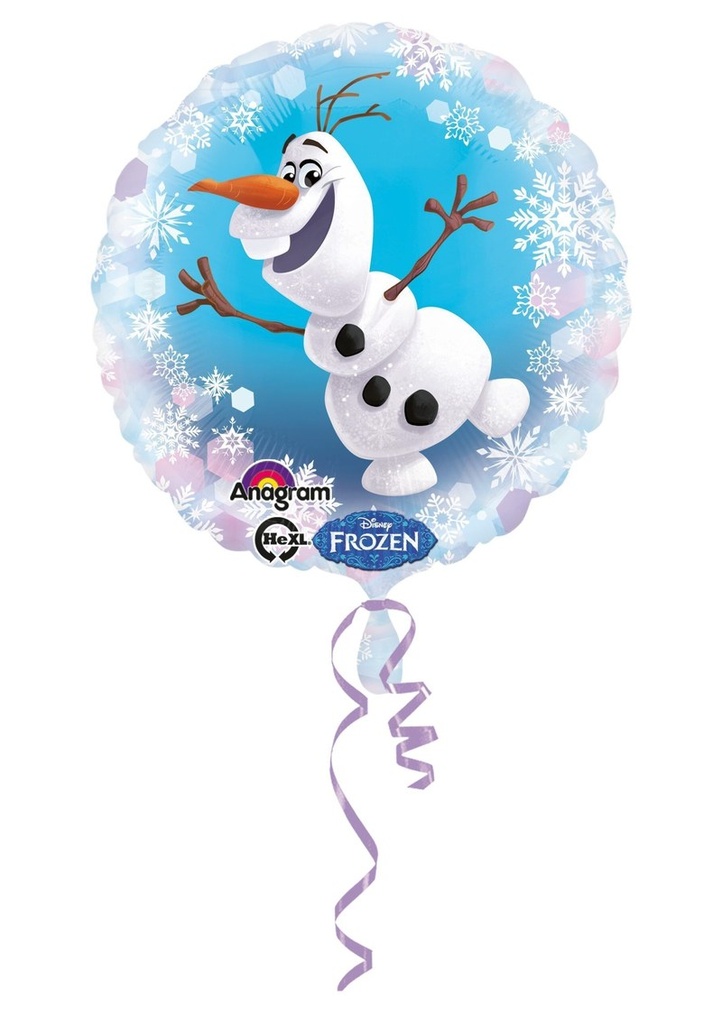 Frozen Olaf Round Foil Balloon 17"