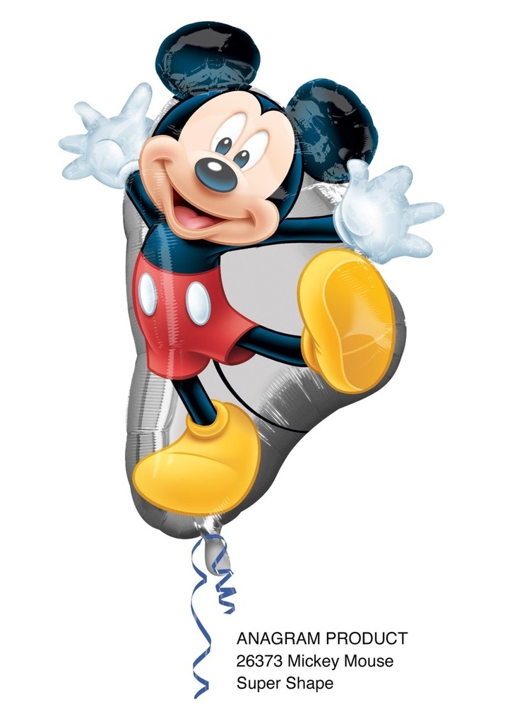 Mickey Mouse Super Shape Foil Balloon 22" x 31" (55cm x 78cm)