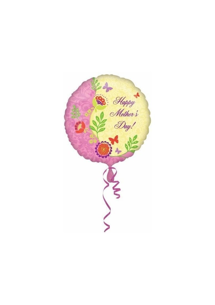 Happy Mother's Day Round Foil Balloon 18''